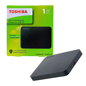 DISCO EXTERNO 1TB TOSHIBA 3.0 BASIC NEGRO HDTB410XK3AA