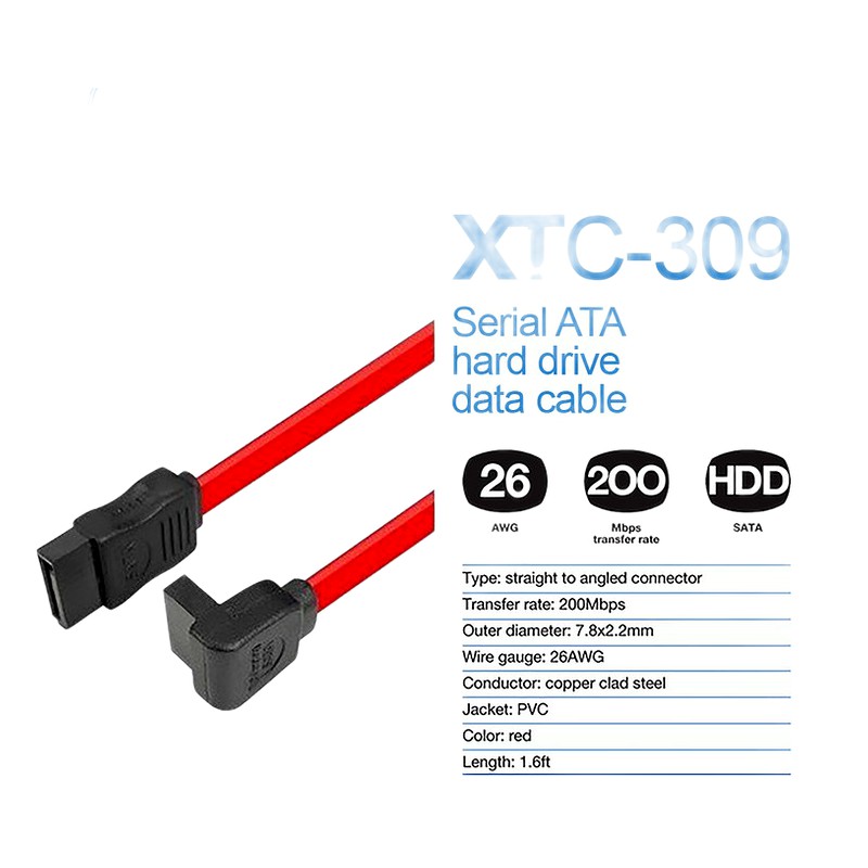 CABLE SATA XTECH XTC-326 ANGLE CONECTOR