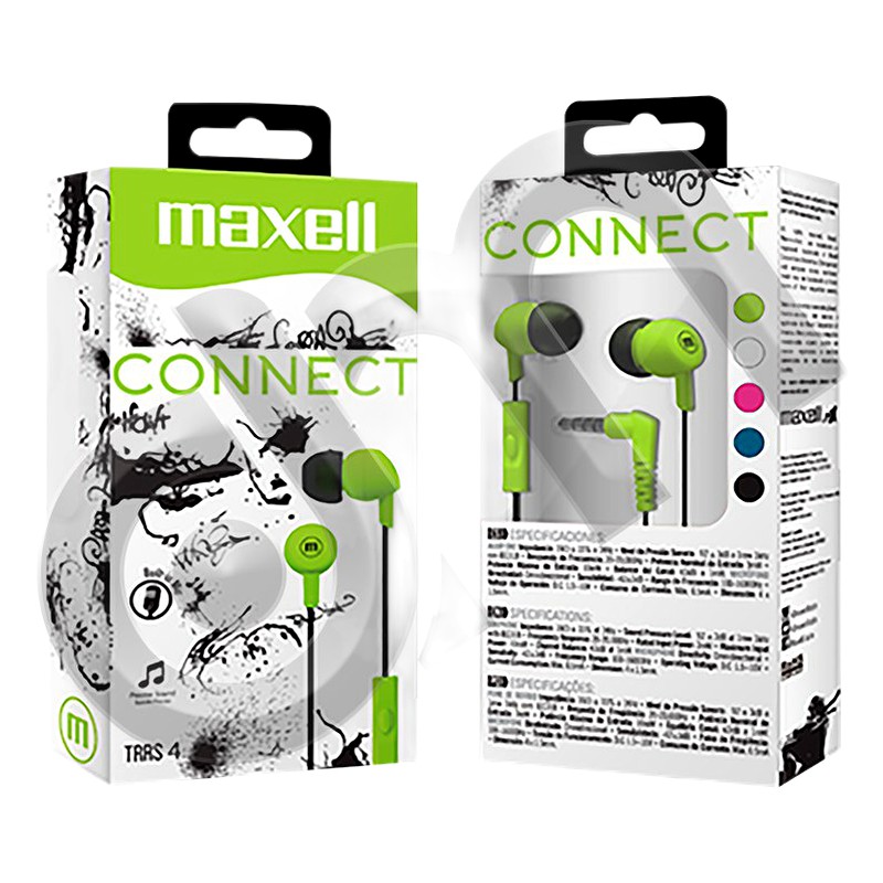 AUDIFONO MAXELL 347701 CONNECT IN-345 IN EAR W/MIC LIM