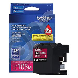 TINTA BROTHER LC-105M XXL - MAGENTA (1200 PAG)