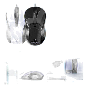MOUSE OPTICO COLLINS BLUE EKM104, USB - ENKORE