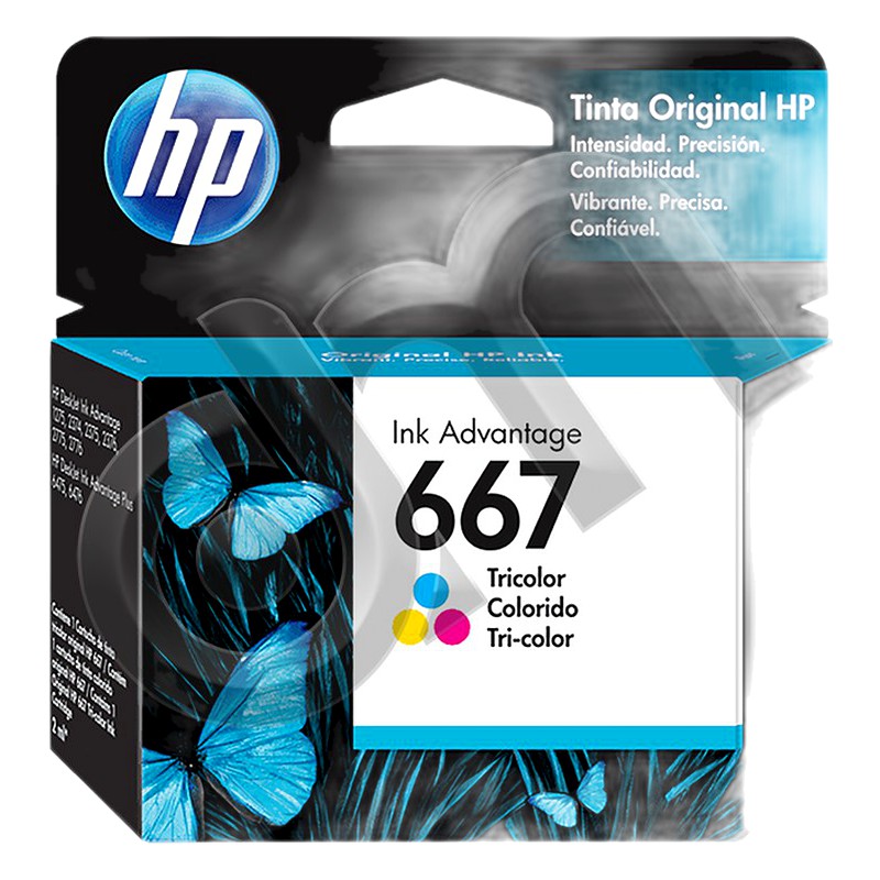 TINTA HP 667 (3YM78AL) TRICOLOR 2ML (100 PAG)