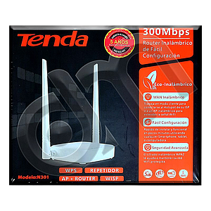 ROUTER INALAMBRICO TENDA N301 300MBPS