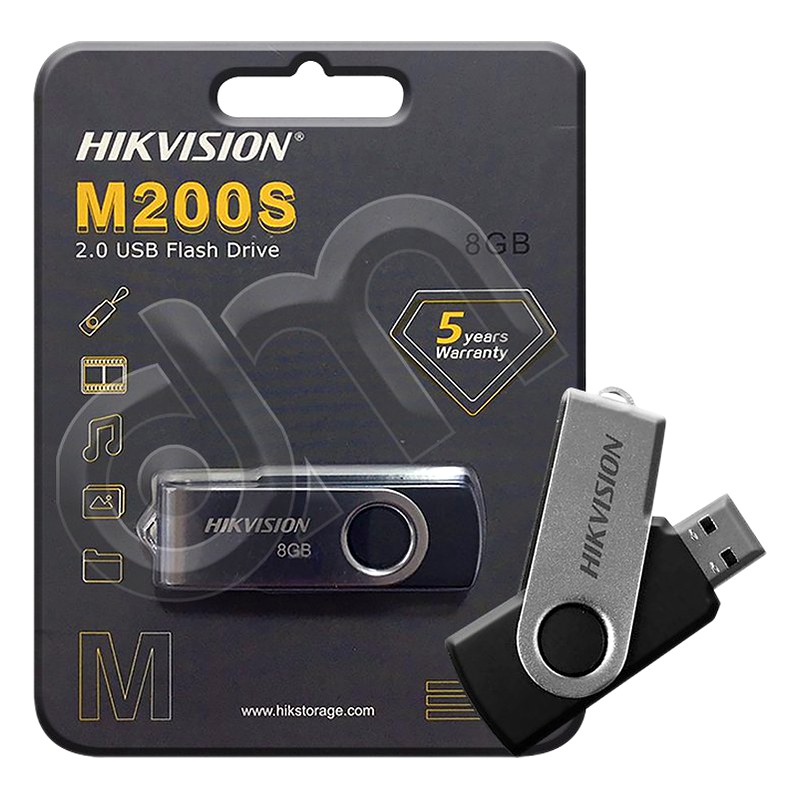 MEMORIA USB 8GB HIKVISION M200S 2.0 - NEGRO
