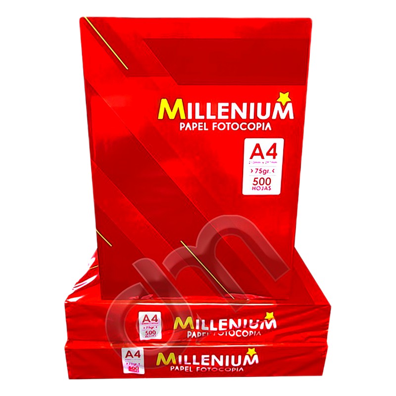 PAPEL BOND A4 MILLENIUM (PQTX500) 75GR-L