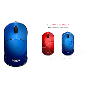MOUSE OPTICO STORM X BLU CYB M103X, USB - CYBERTEL