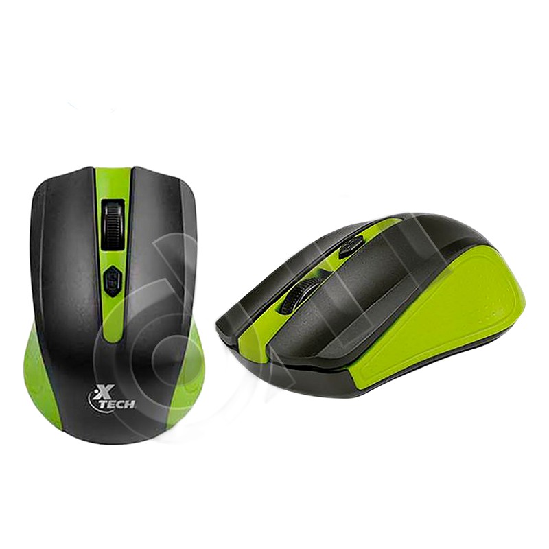 MOUSE INALAMBRICO XTECH XTM-310GN 4 BUTTON 1600DPI - GRENN