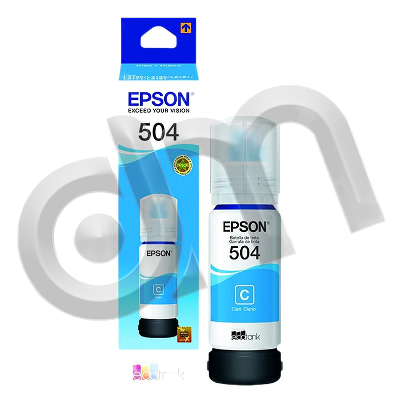 TINTA EPSON T504 (T504220-AL) - CYAN 70ML