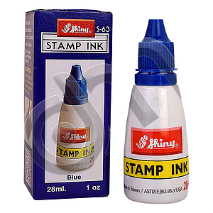 TINTA PARA SELLO SHINY S-63A - AZUL 28ML.