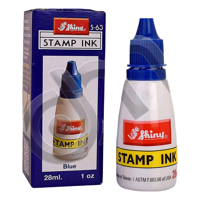 TINTA PARA SELLO SHINY S-63A - AZUL 28ML.