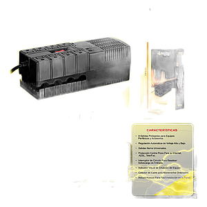 ESTABILIZADOR QUASAR PLI1200 1200W 8SALIDAS - POWER LITE