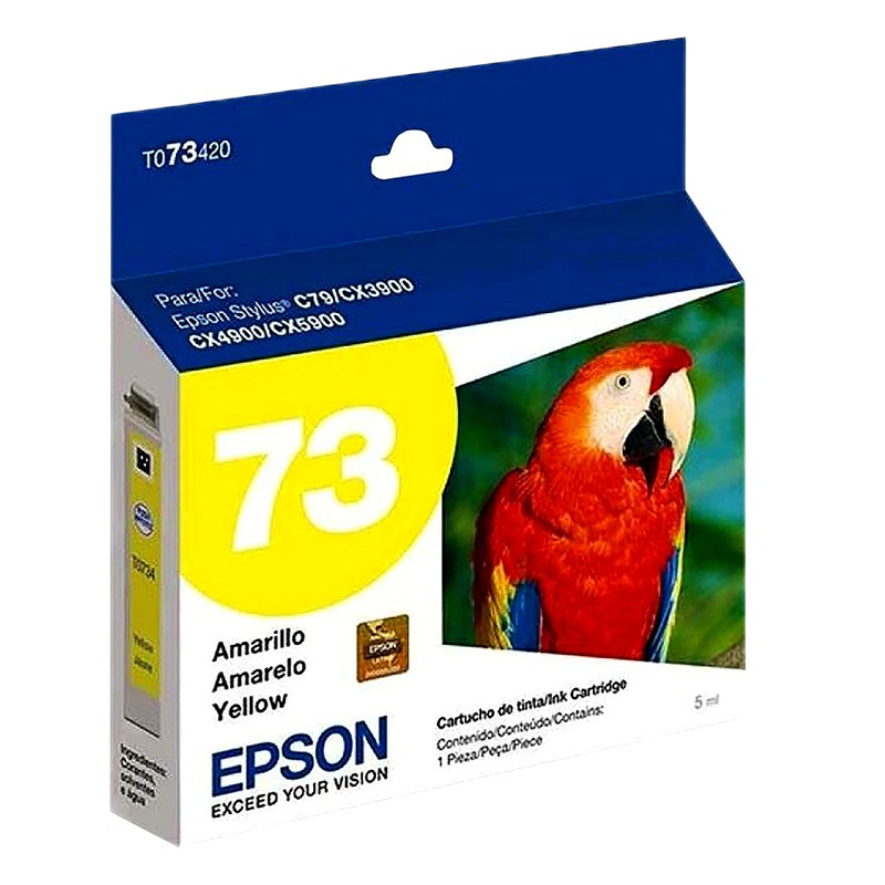 TINTA EPSON T73 (T073420-AL) - YELLOW 5ML
